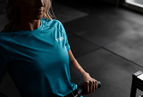 Action Photography: Women's Attack UPF T-Shirt performing IRL 1
