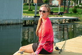 Action Photography: Women's Derby Air UPF Longsleeve performing IRL 1