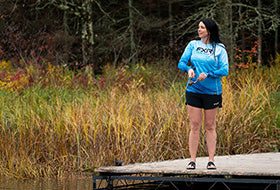 Action Photography: Women's Derby Air UPF Longsleeve performing IRL 4