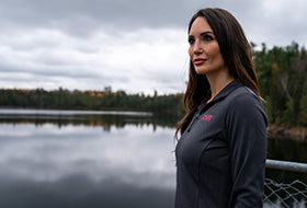 Action Photography: Women's Pilot UPF 1/4 Zip Longsleeve performing IRL 6