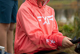 Action Photography: Youth Attack UPF Pullover Hoodie performing IRL 1