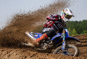 Action Photography: Podium Gladiator MX Jersey performing IRL 6