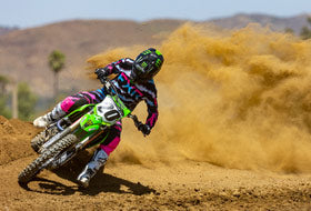 Action Photography: Podium MX Pant performing IRL 2