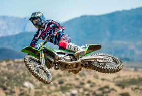 Action Photography: Podium MX Pant performing IRL 5
