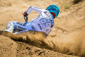 Action Photography: Podium Gladiator MX Pant performing IRL 4