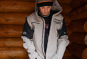 Action Photography: Men's Ridge Pro Trilaminate Jacket performing IRL 1