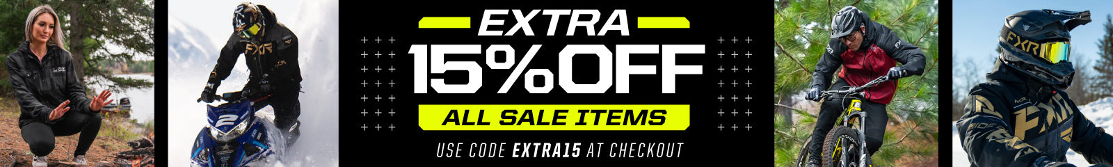 Take Extra 15% Off All Sale Items. Use Code EXTRA15 at checkout