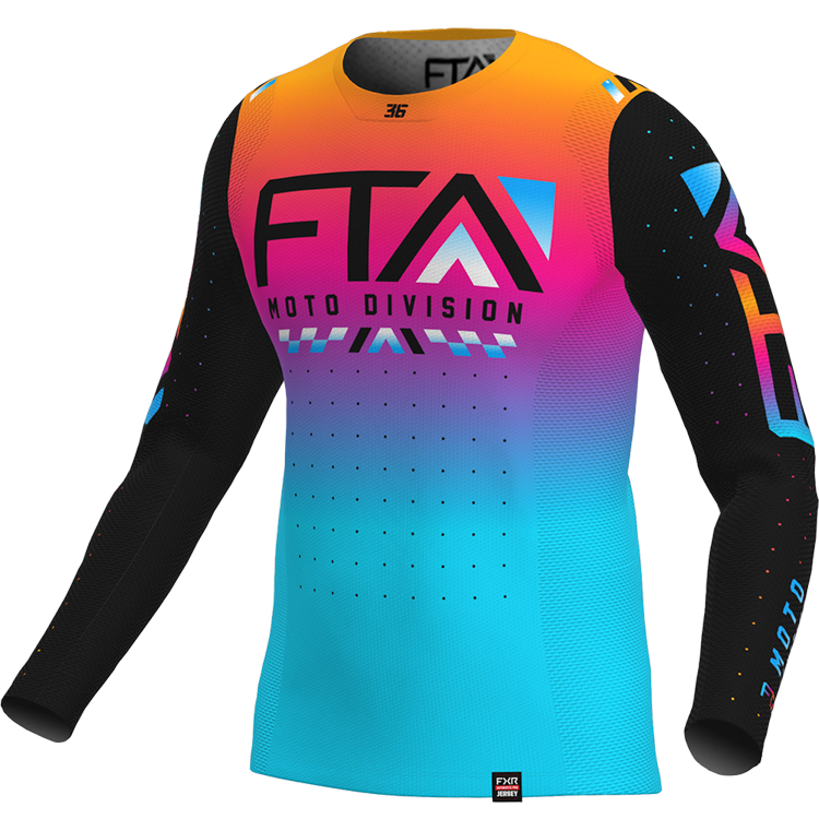 A 3D image of FTA's STYLZ Jersey Aftershock colorway