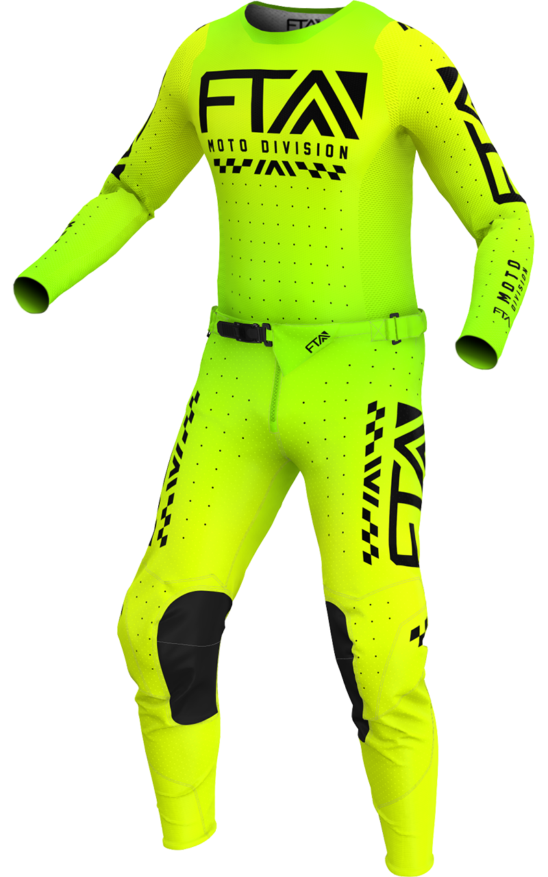 A 3D image of FTA's STYLZ Jersey and Pant in Lit colorway