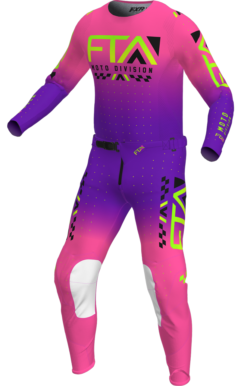 A 3D image of FTA's STYLZ Jersey and Pant in Aftershock colorway