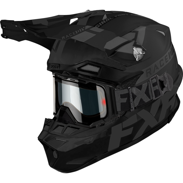 Front-angle product shot of FXR's Blade Cold Stop QRS Electric helmet