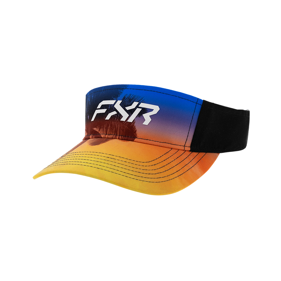 3D image of FXR's ATTACK VISOR in Tropical Sunset colorway