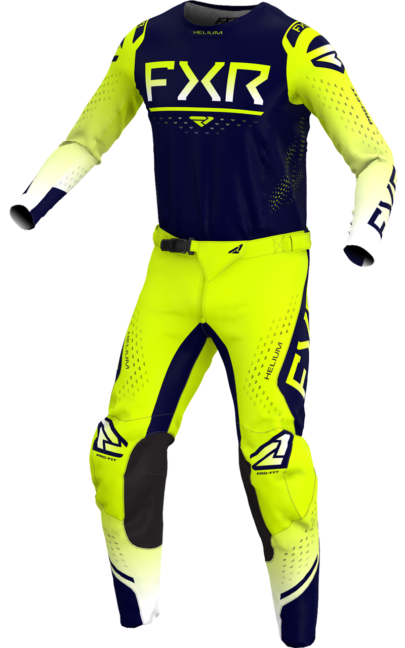 Tenue cross FXR 2023 Revo Pro - Interstellar Rose Violet Jaune Fluo