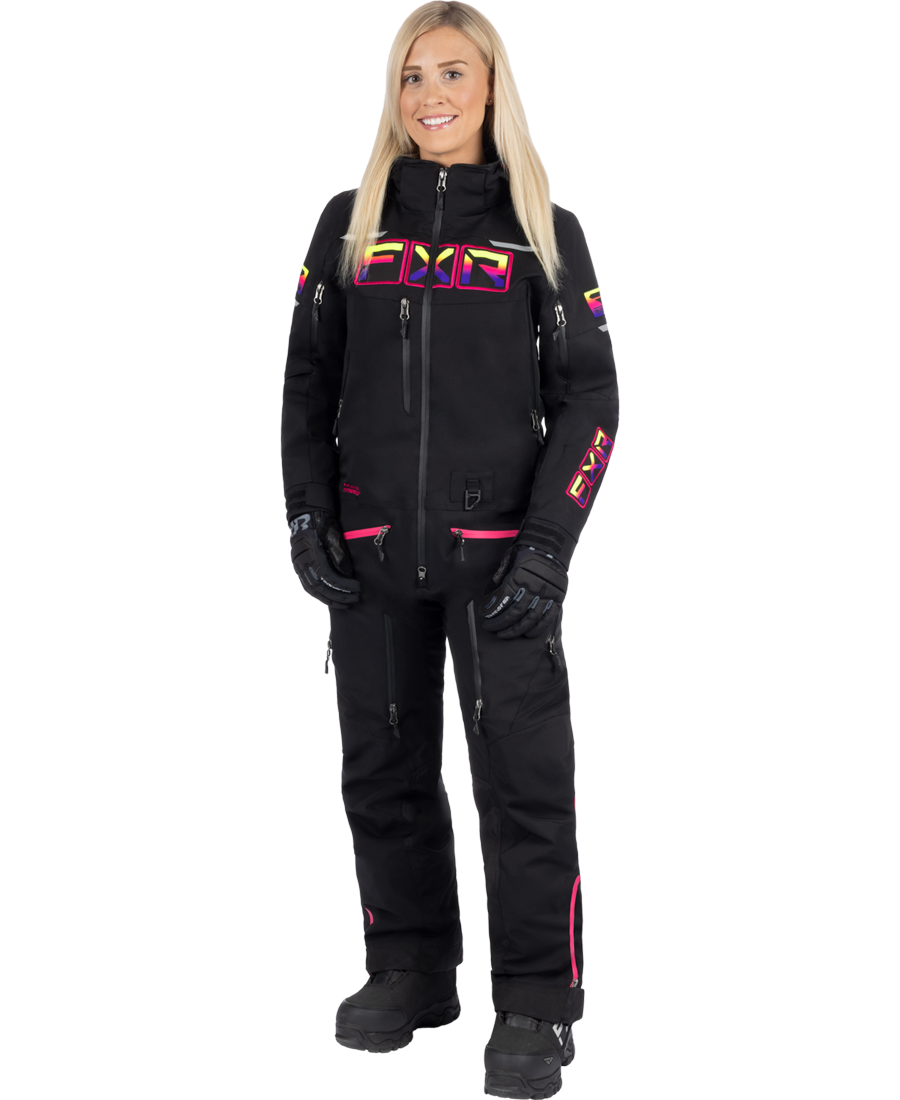 Front-angle product shot of FXR's Women's Maverick Lite Monosuit