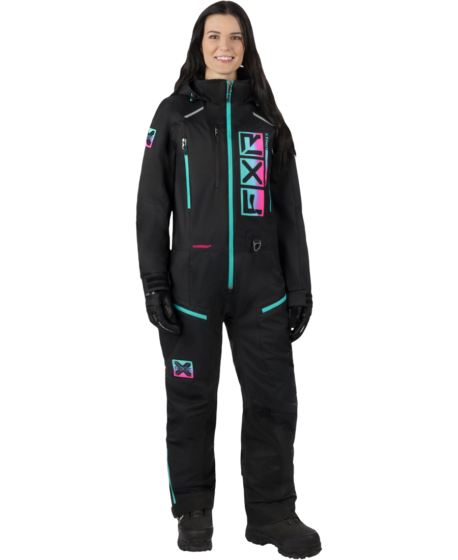 Front-angle product shot of FXR's Women's Recruit Lite  Monosuit