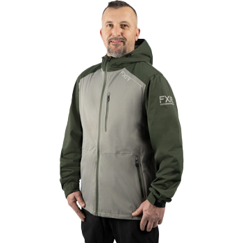 Front-angle product shot of FXR's Men's Force Dual Laminate Jacket