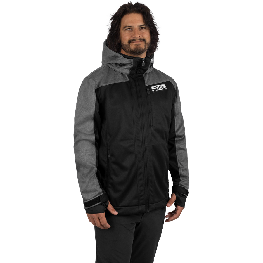 Front-angle product shot of FXR's Men's Renegade Softshell Jacket