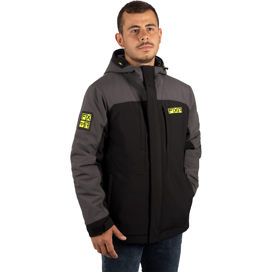 Front-angle product shot of FXR's Men's Vertical Pro Insulated Softshell Jacket