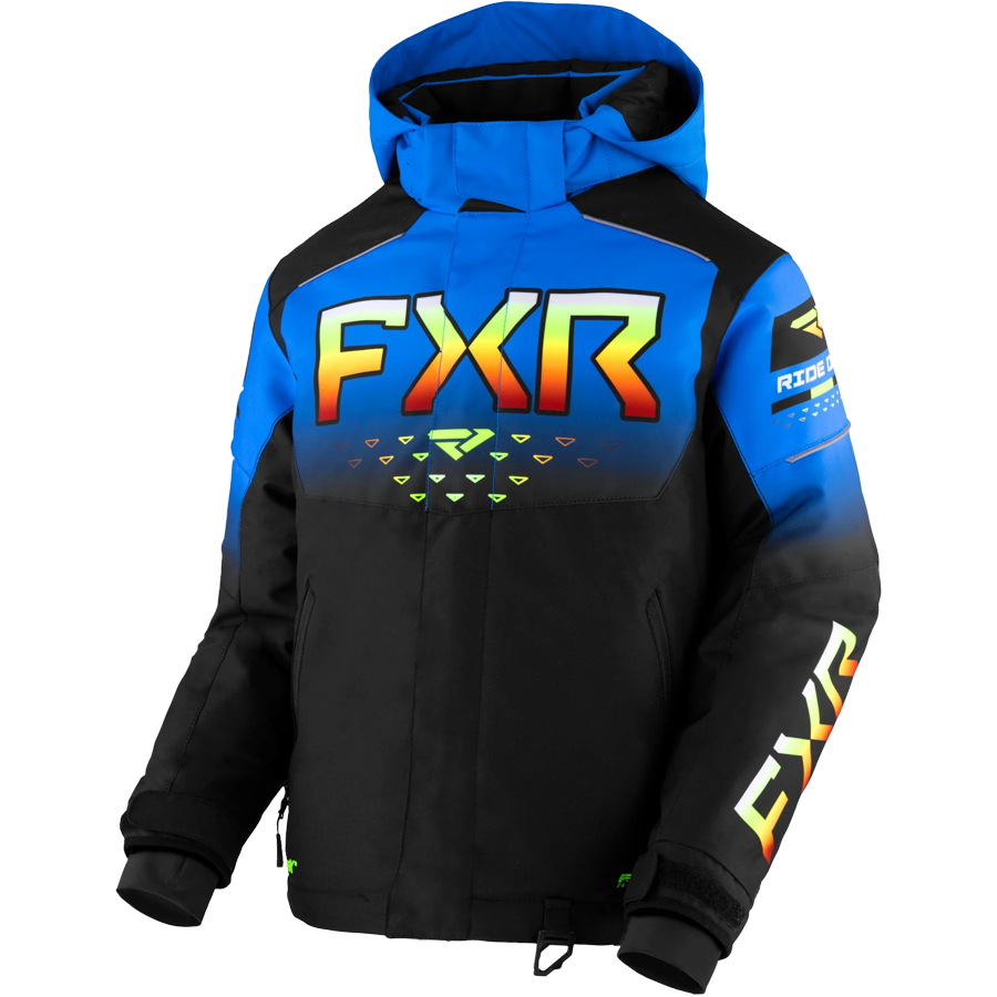 Front-angle product shot of FXR's Child and Youth Helium Jacket