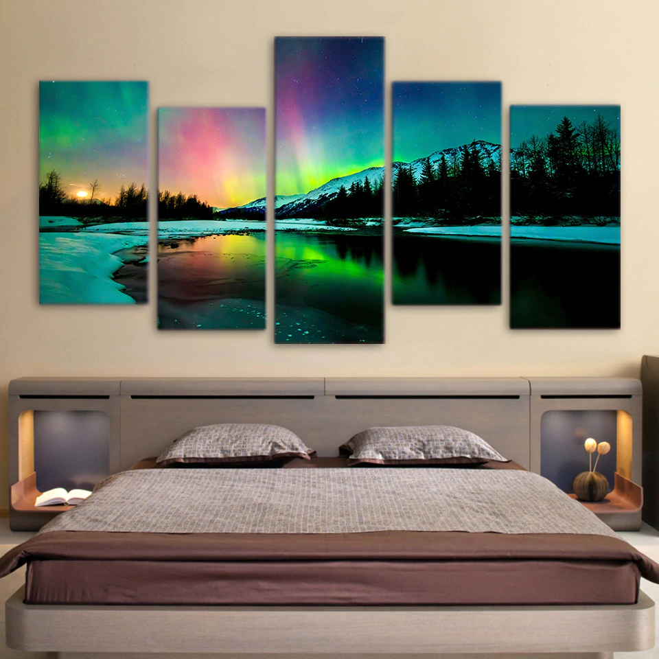 Custom 5 Piece Multi Panel Personalized Canvas Wall Art – Buy Canvas
