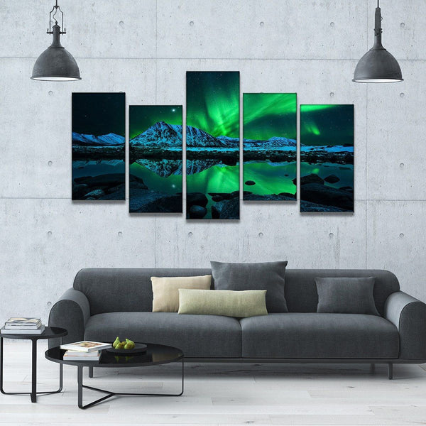 Custom 5 Piece Multi Panel Personalized Canvas Wall Art - Buy Canvas Wall Art Online - FabTastic.Co