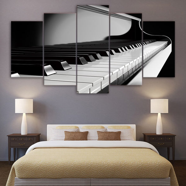 piano keys paintings