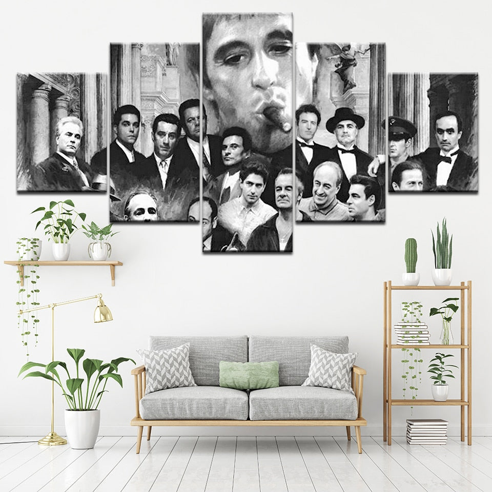 scarface sopranos godfather poster