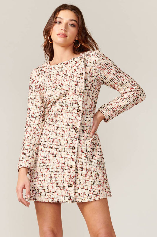 DAWN TAILORED TWEED DRESS