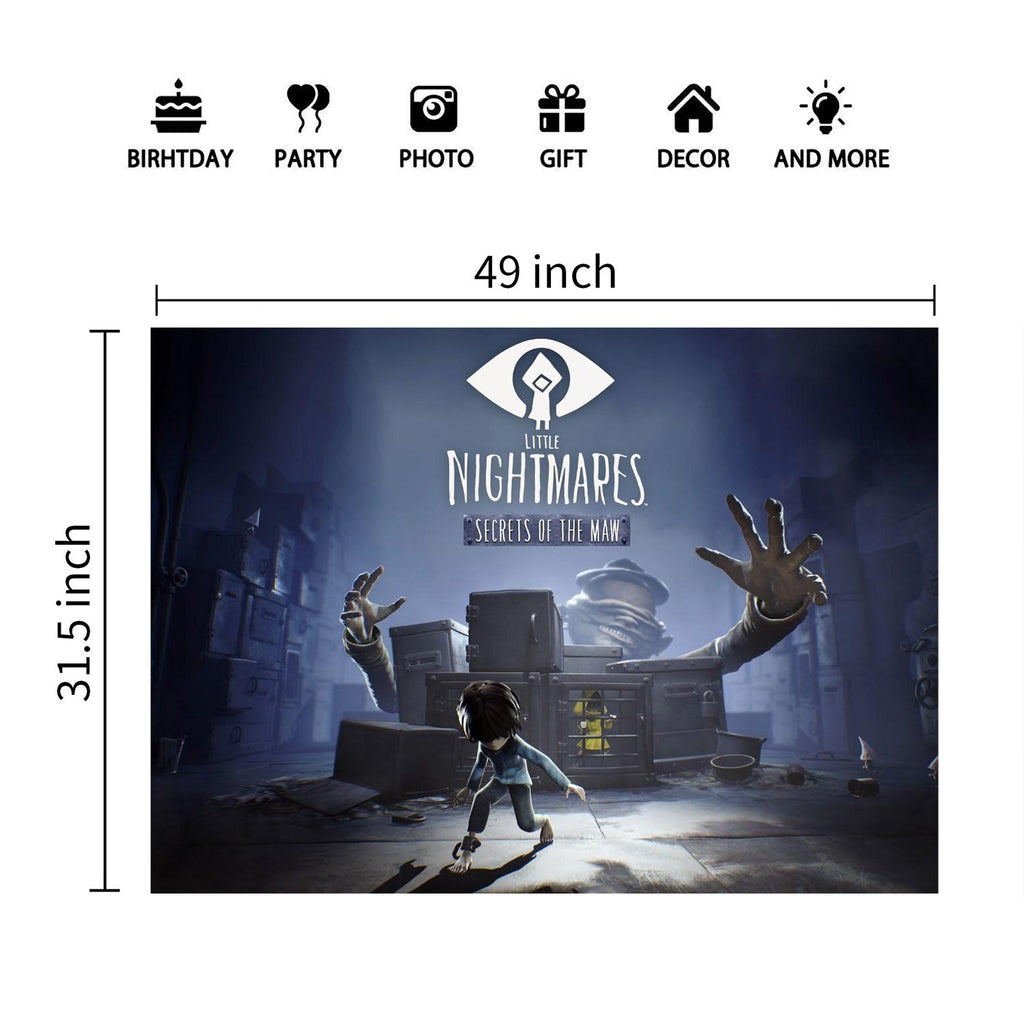 Little Nightmares 2 Backdrop Curtain Background Photobooth Backdrop St Prosparty - roblox the nightmare stand