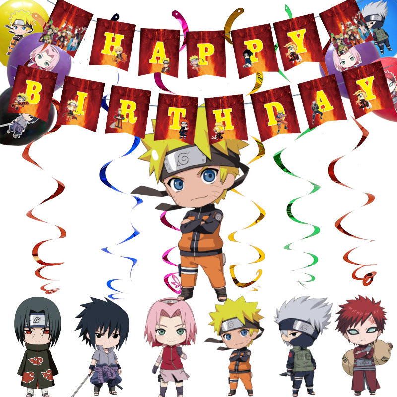 Naruto Party Supplies Balloon Topper Whirl Kids Birthday Party Home De