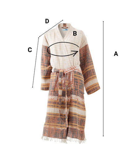 maattabel kimono badjas ibar lang model van ZusenZomer