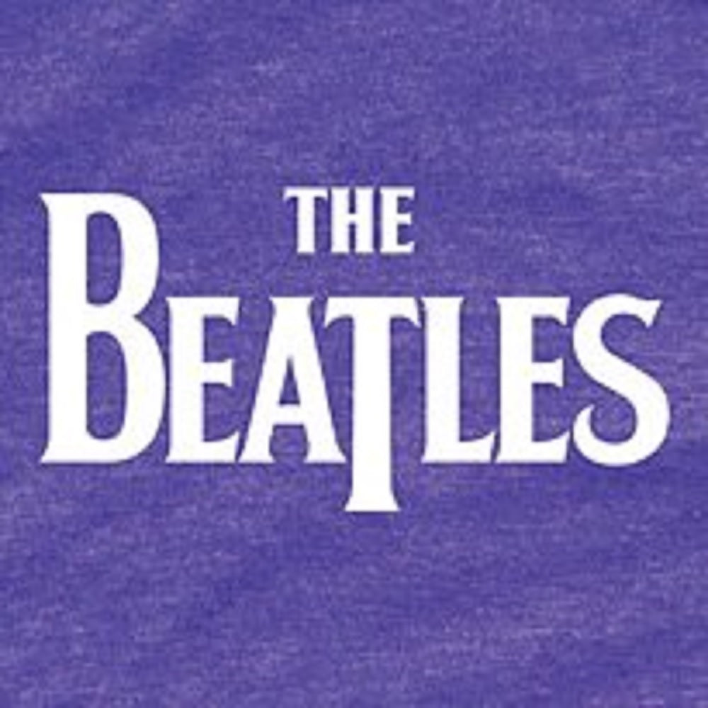 Edit Official Ladies Fitted The Beatles Logo T Shirt In Heather