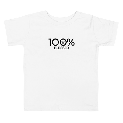 100% BLESSED Toddler Short Sleeve Tee - 100 Percent Tee Company