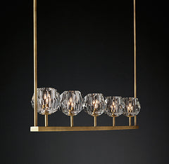 boule de cristal linear chandelier