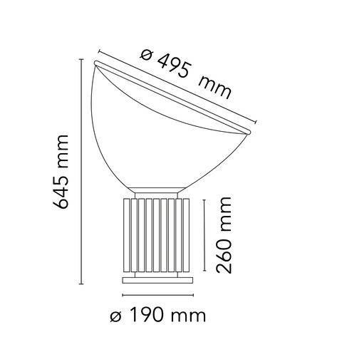 Taccia bordslampa