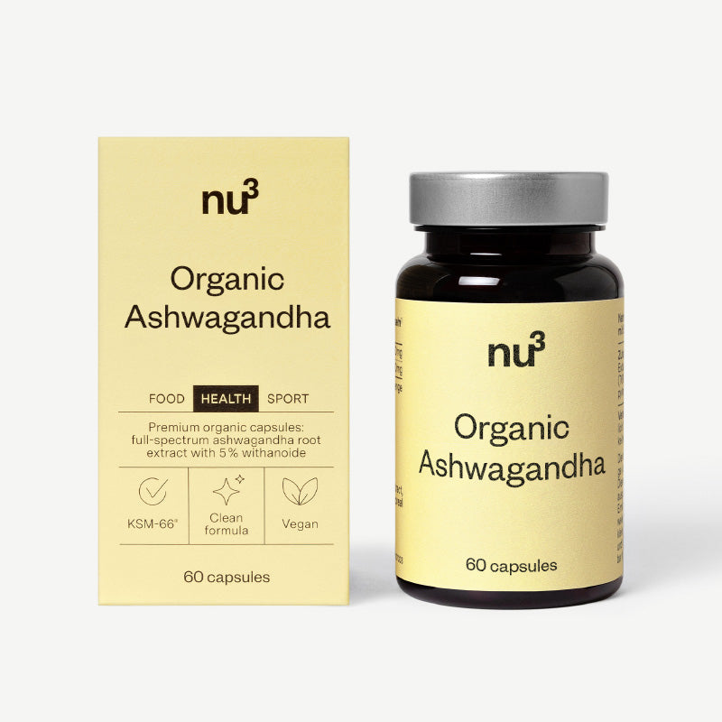 nu3 Premium Bio Ashwagandha 60 Kapseln