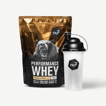 nu3 Performance Whey Protein + Shaker