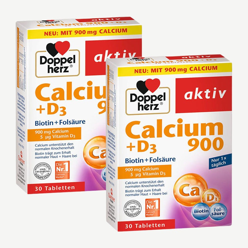 Doppelherz Calcium 900 + D3 2 x 30 Tabletten