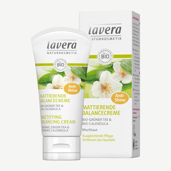 Lavera Mattierende Balancecreme Grüner Tee und Calendula