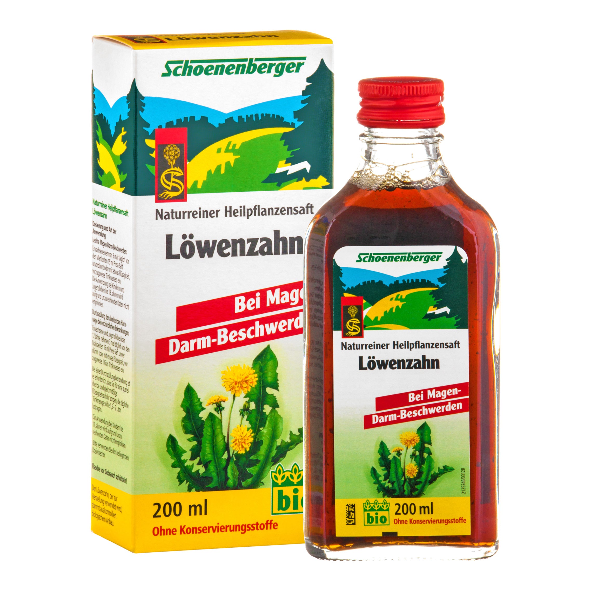 Schoenenberger Löwenzahn, Saft 200 ml