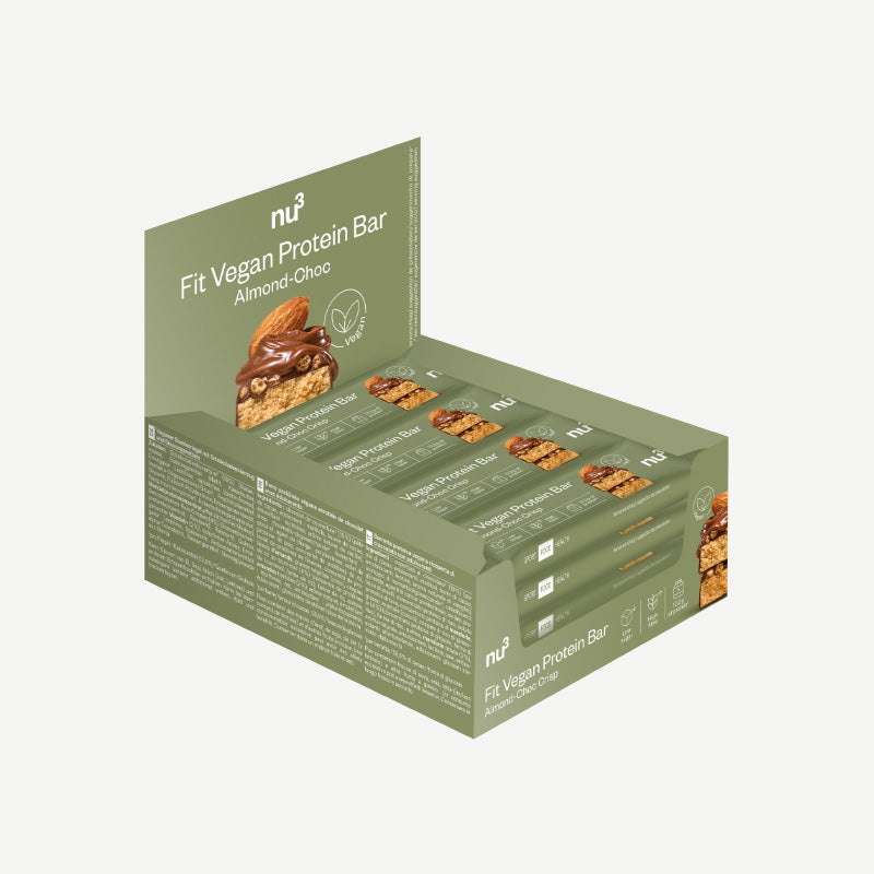 nu3 Fit Vegan Bar Almond Choc Crisp / 12 x 50 g