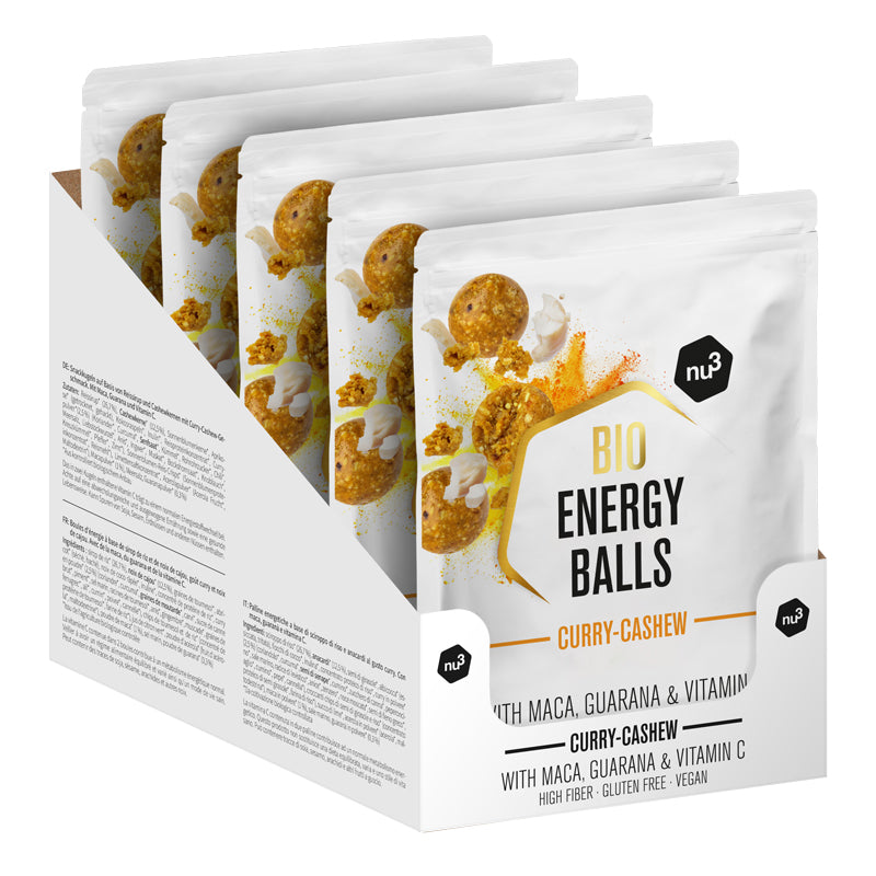 nu3 Bio Energy Balls Curry Cashew / 5 x 70 g