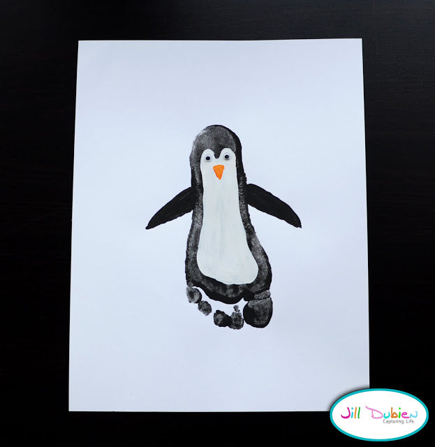 Top Ten Craft Ideas For Kids - 2012, footprint penguins