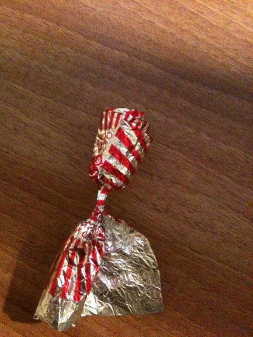 Blog, how to make a Tunnock teacake origami rose, step seven