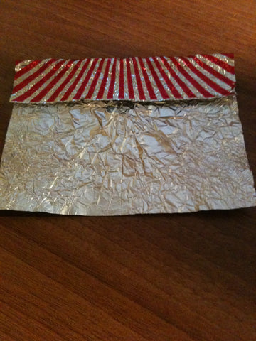 Blog, how to make a Tunnock teacake origami rose, step three