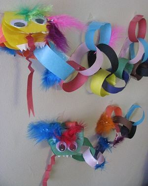 scary paper dragons, Top 5 Chinese New Year Craft Ideas