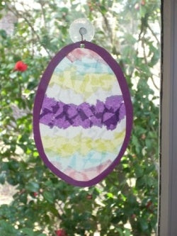 Blog, top five easter ideas for kids, stained glass window eggs