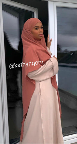 Khimar pointe rond hijab style islam 