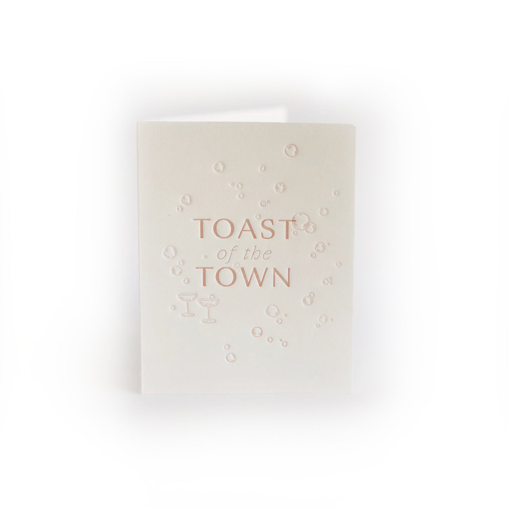 Toast Of The Town Greeting Card Belle Union Co