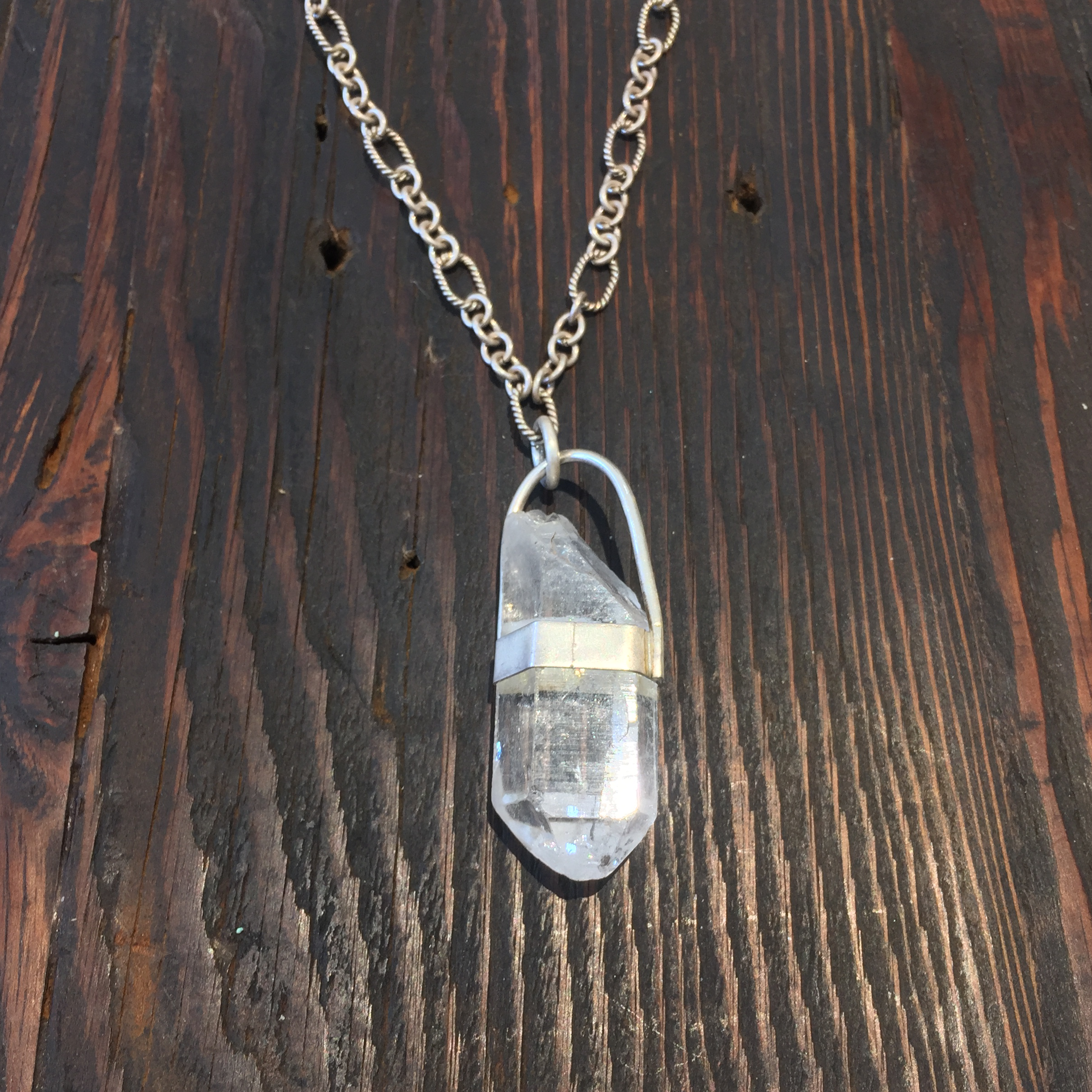 Crystal quartz necklace